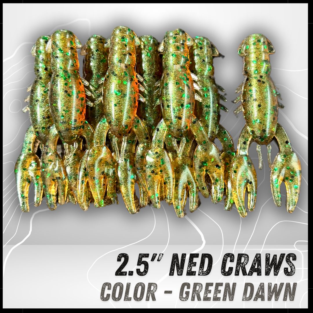 8PK 2.50” Epic Ned Craws