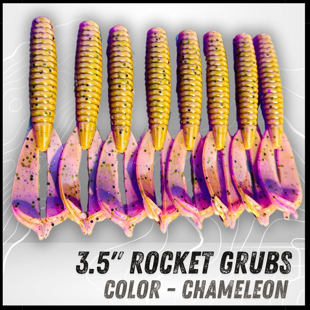 8PK 3.50” Epic Rocket Grubs
