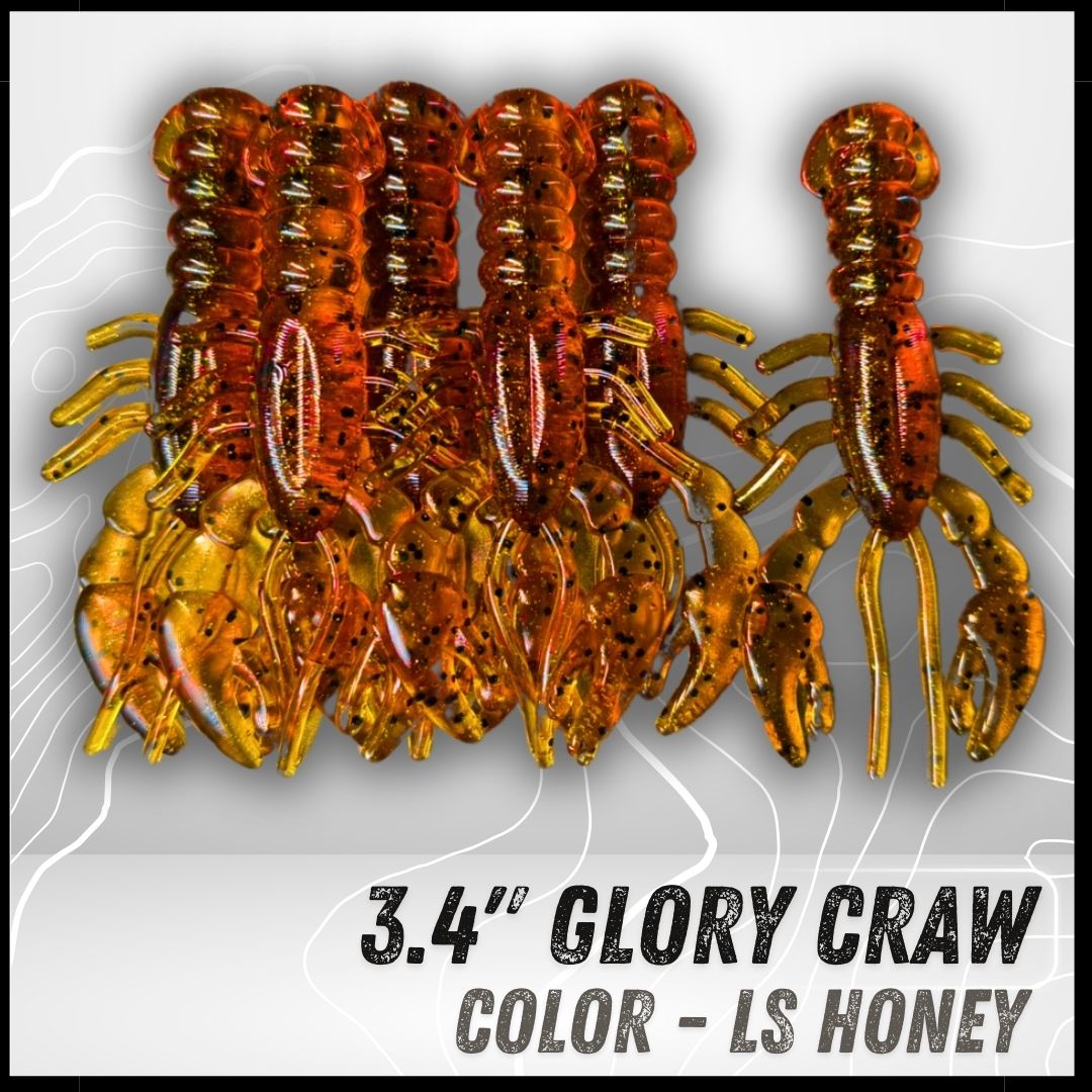 6PK 3.40" Epic Glory Craws