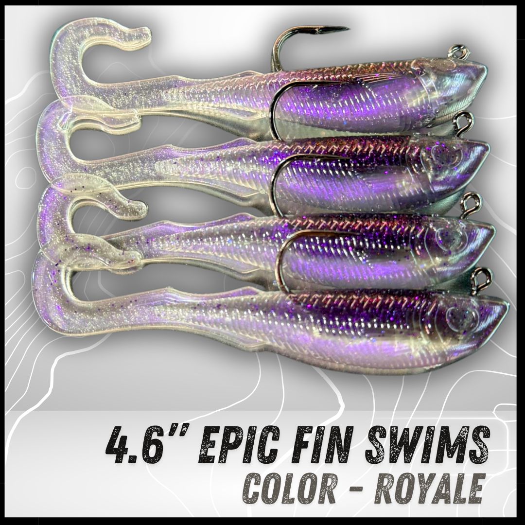 4PK 4.6" Fin Swim Swimbaits