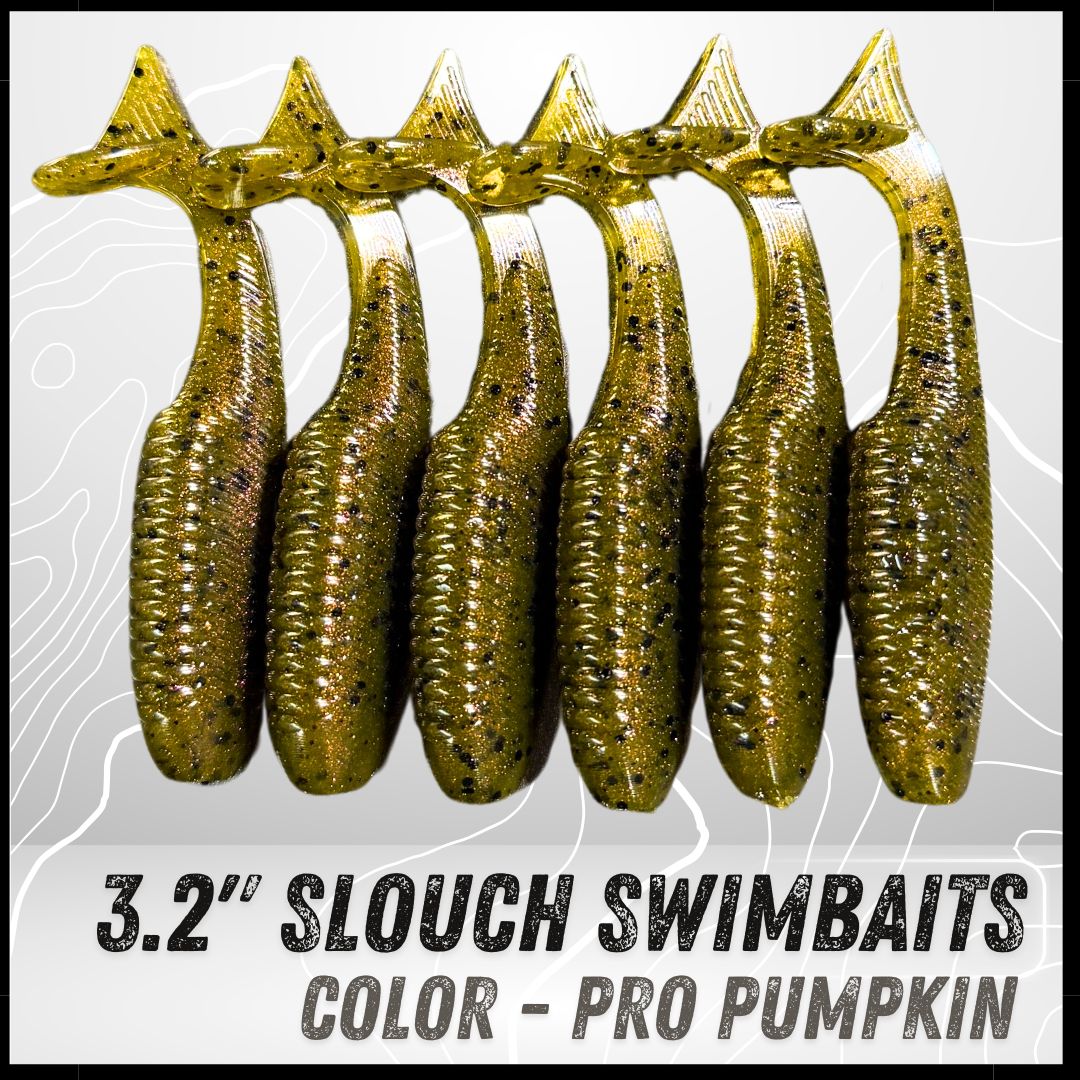 6PK 3.20” Epic Slouch Swimbaits