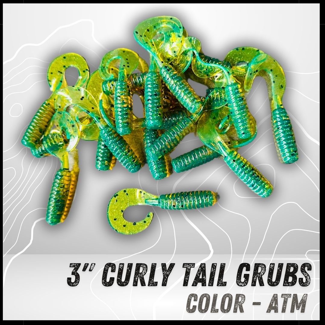 10PK 3.00” Epic Curly Tail Grubs