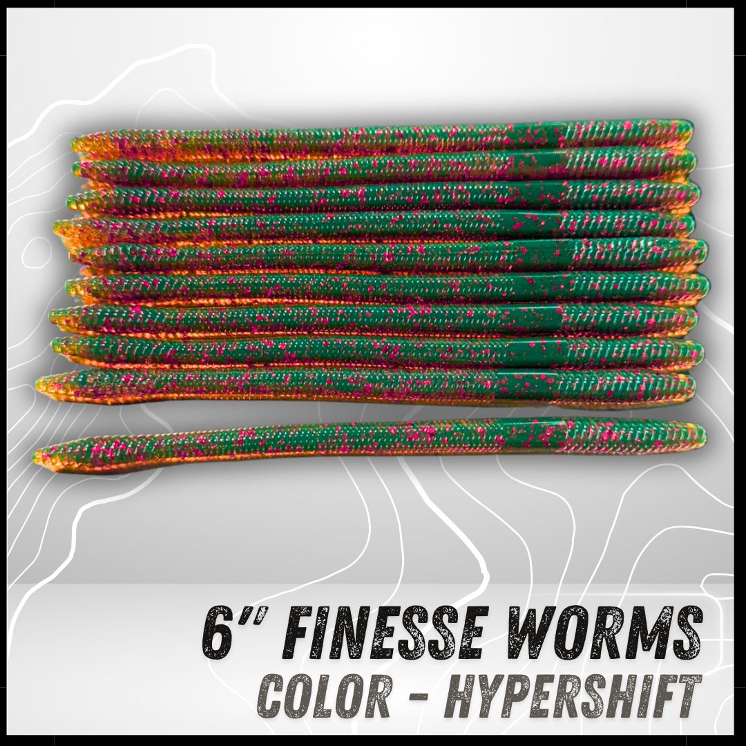 10PK 6" Epic Finesse Worms (Unsalted)