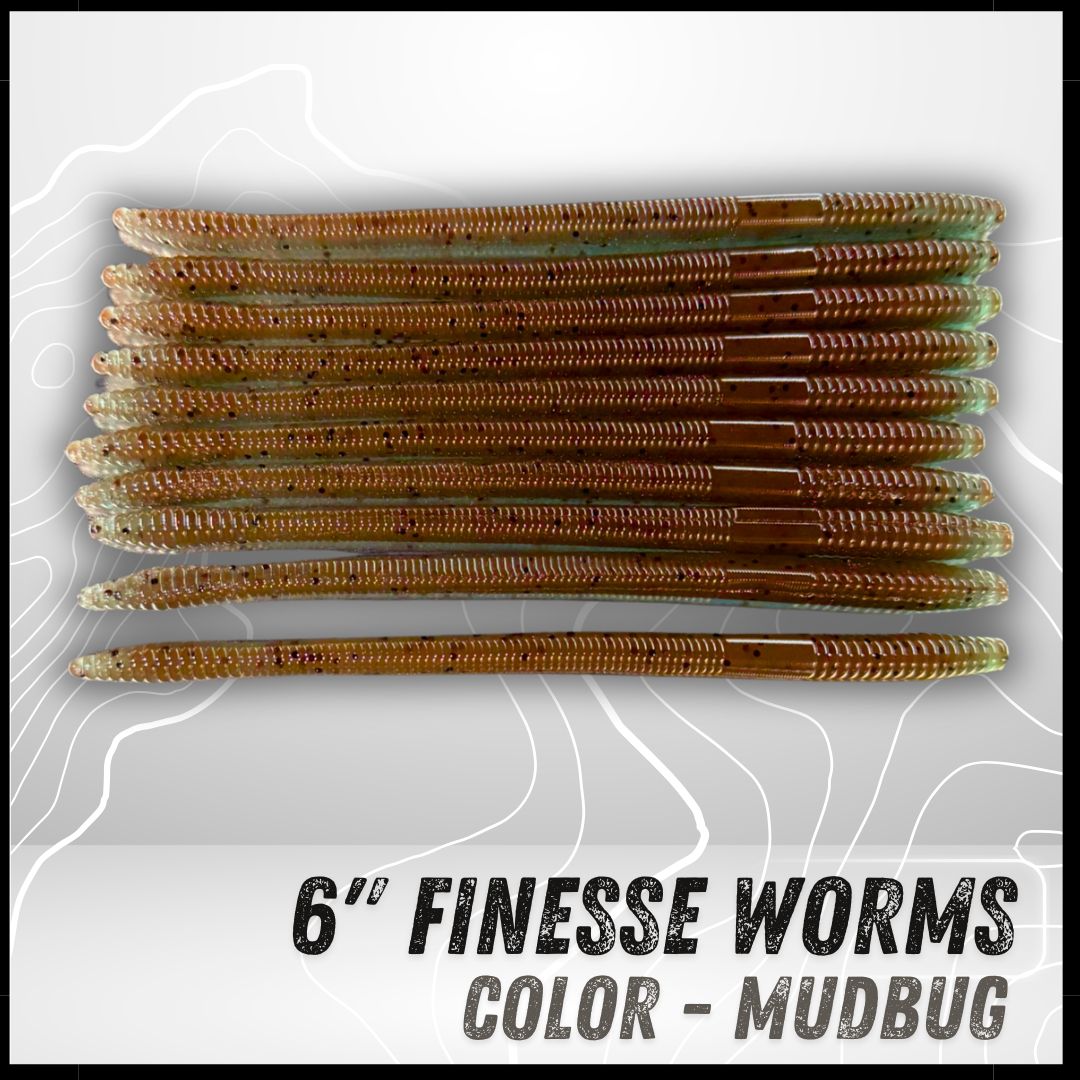 10PK 6" Epic Finesse Worms (Unsalted)
