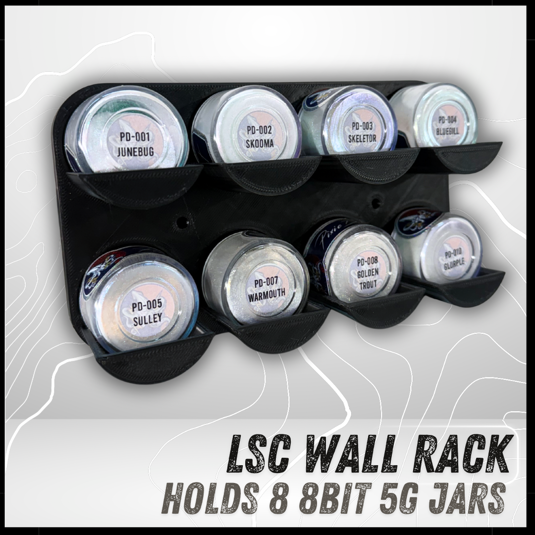 LSC 8BIT Wall Rack (8 Jar)