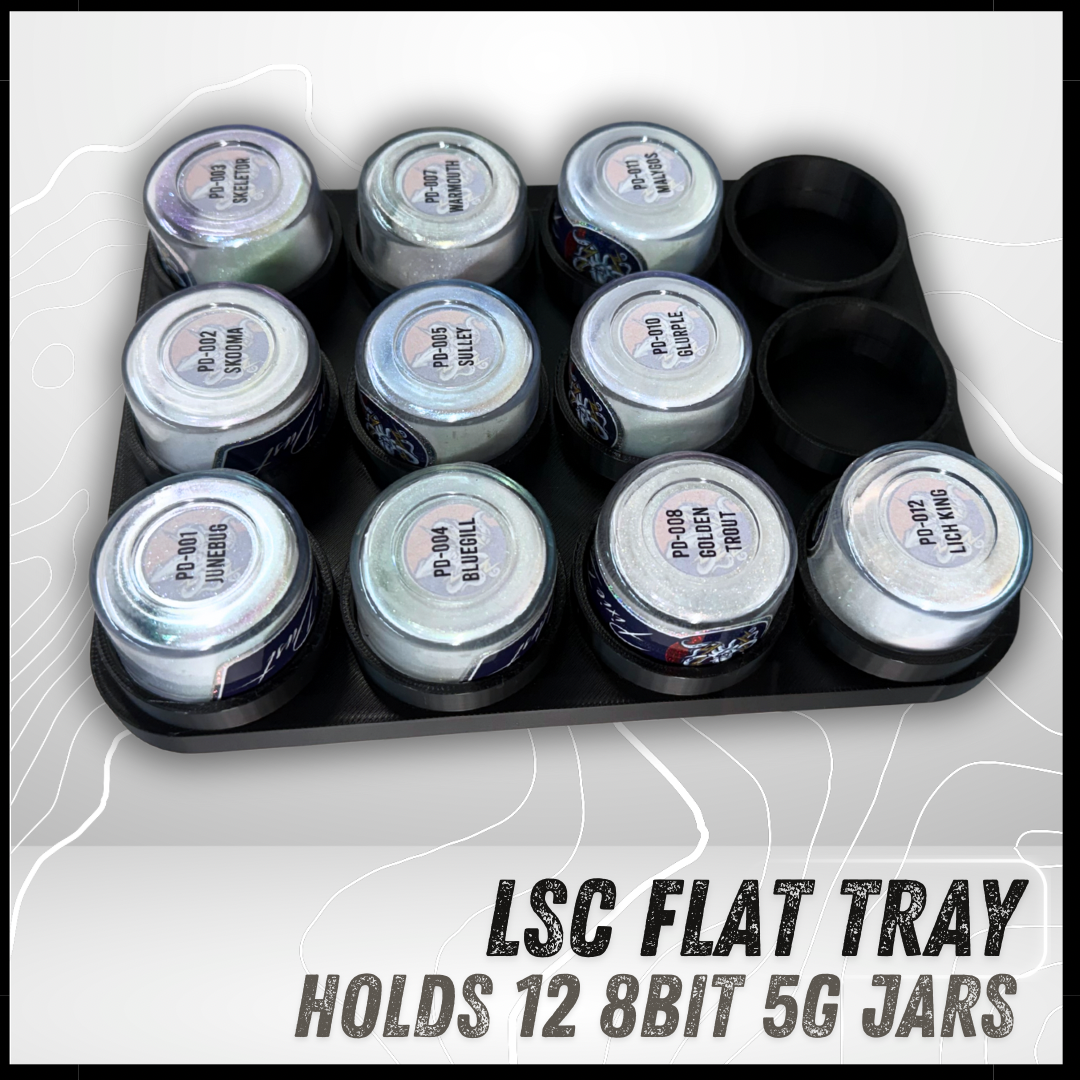 LSC 8BIT Flat Tray (12 Jar)