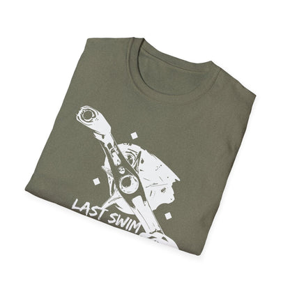 Last Swim Baitcaster Tee (Heather Green/White)