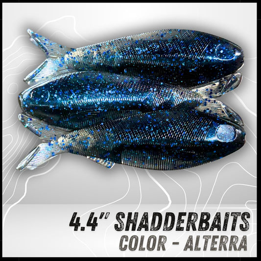 3PK 4.40" Epic Shadderbait Swimbaits