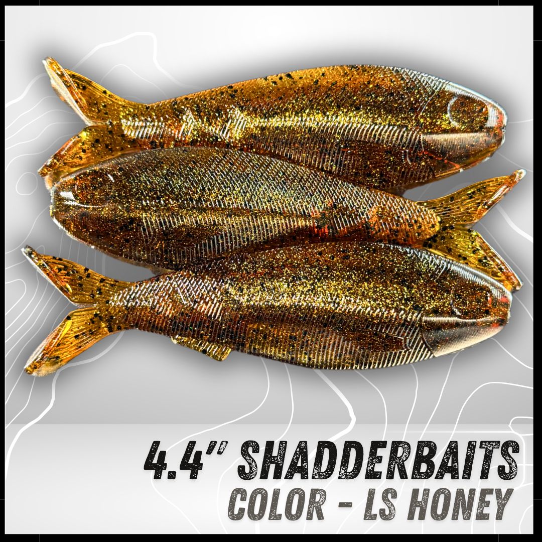 3PK 4.40" Epic Shadderbait Swimbaits