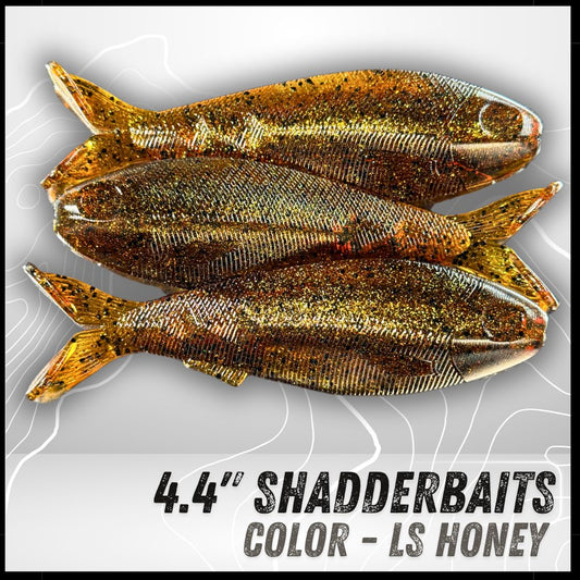 3PK 4.40" Epic Shadderbait Swimbaits