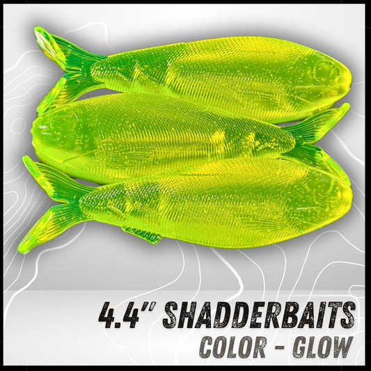 3PK 4.40" Epic Shadderbait Swimbaits