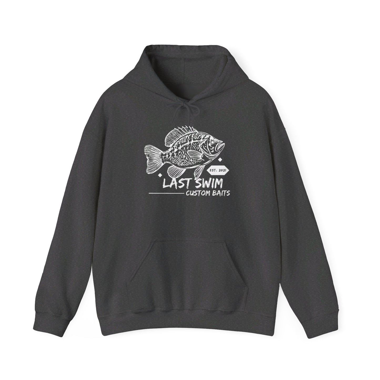 Last Swim Crappie Hooded Sweatshirt