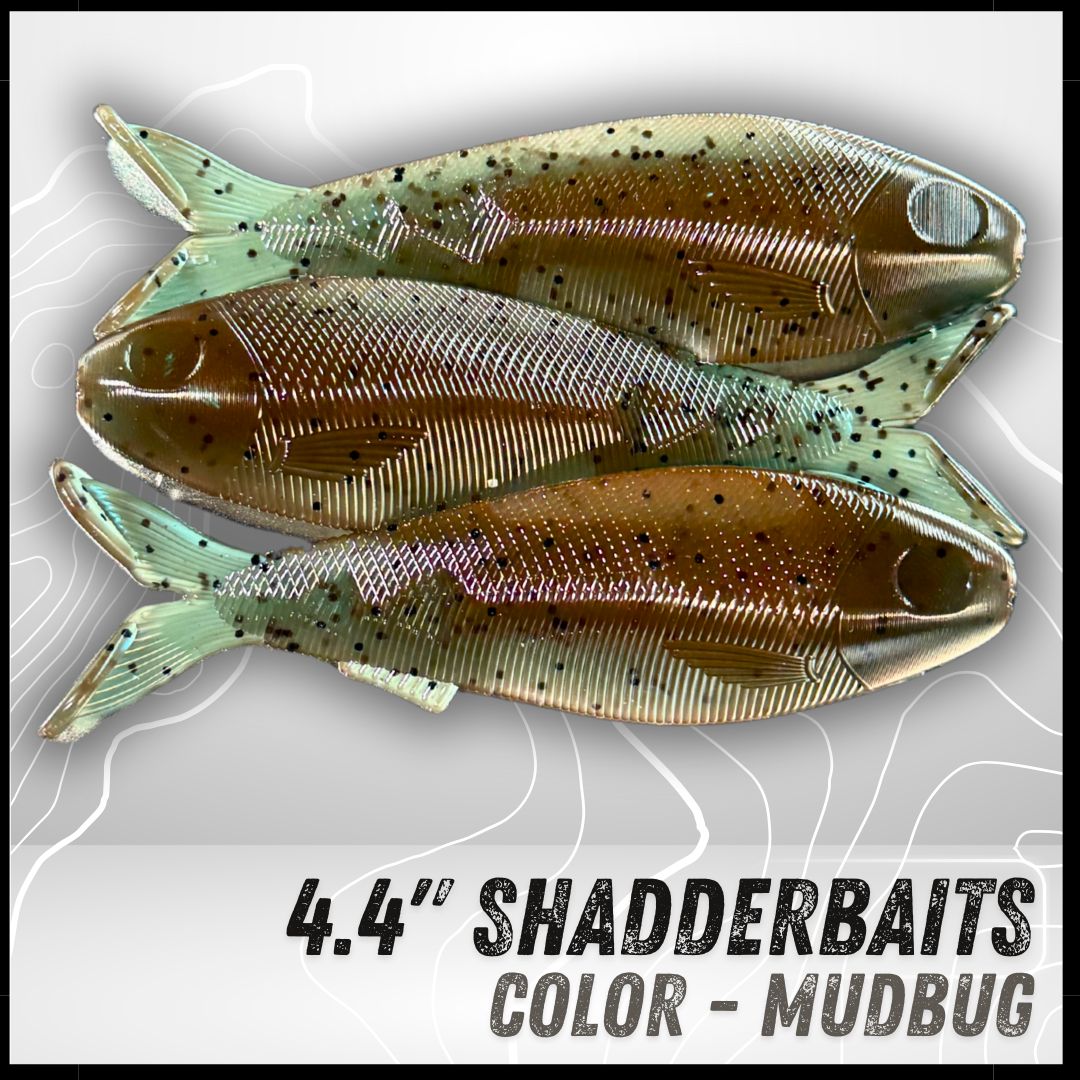 3PK 4.40" Epic Shadderbait Swimbaits