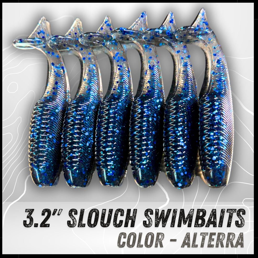 6PK 3.20” Epic Slouch Swimbaits