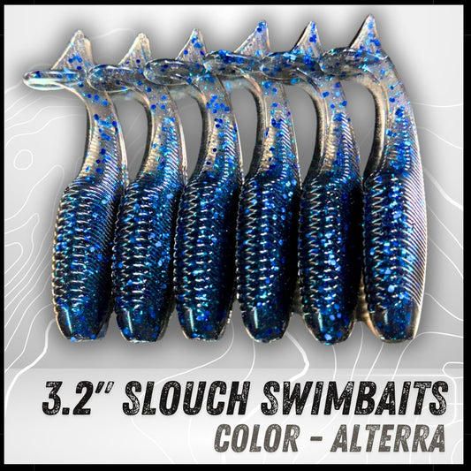 6PK 3.20” Epic Slouch Swimbaits