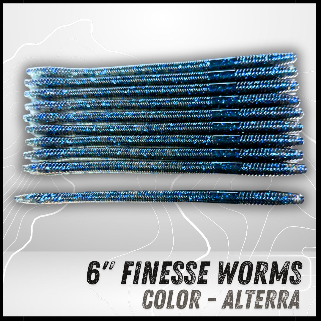 10PK 6" Epic Finesse Worms (Unsalted)
