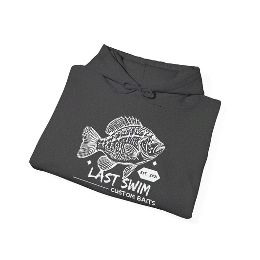 Last Swim Crappie Hooded Sweatshirt