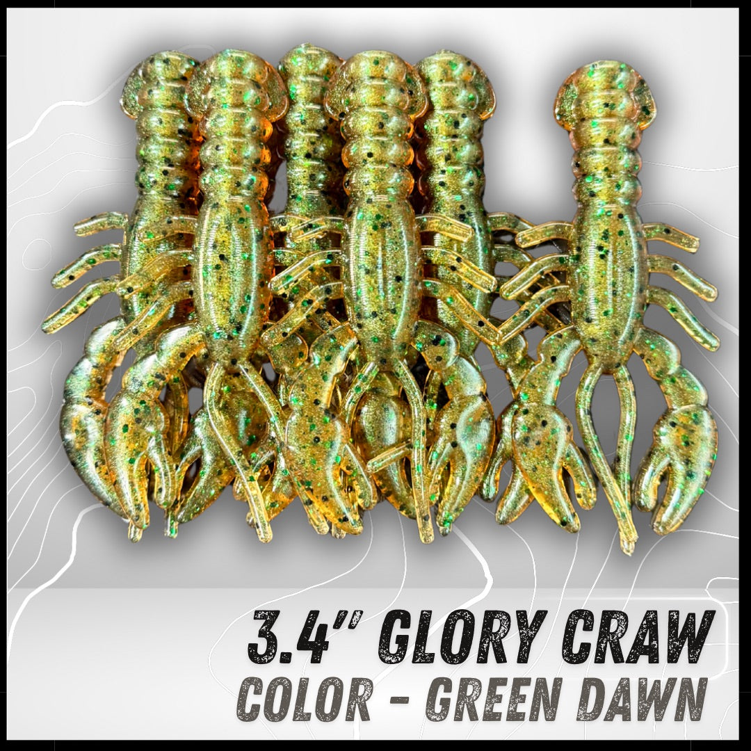 6PK 3.40" Epic Glory Craws