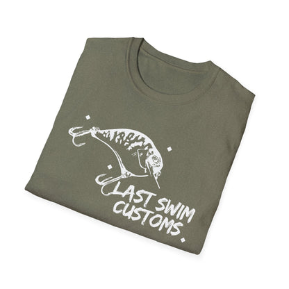 Last Swim Crankbait V2 Tee (Heather Green/White)