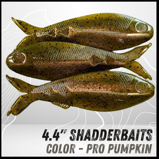 3PK 4.40" Epic Shadderbait Swimbaits