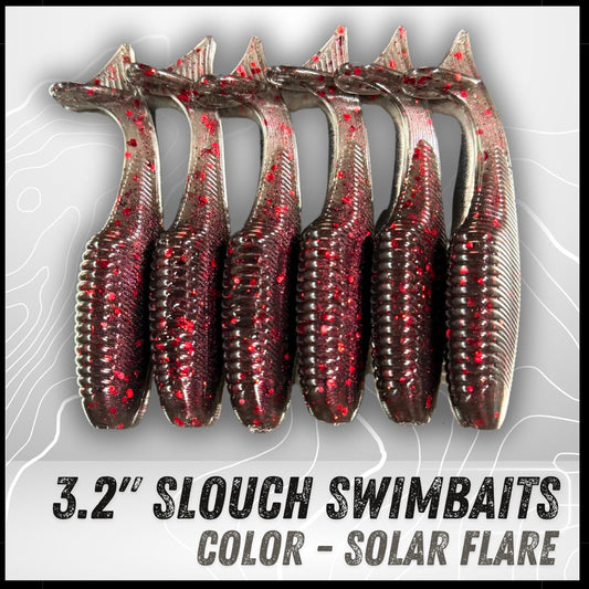 6PK 3.20” Epic Slouch Swimbaits
