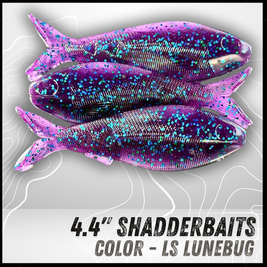 3PK 4.40" Epic Shadderbait Swimbaits