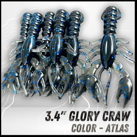 6PK 3.40" Epic Glory Craws