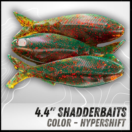 3PK 4.40" Epic Shadderbait Swimbaits