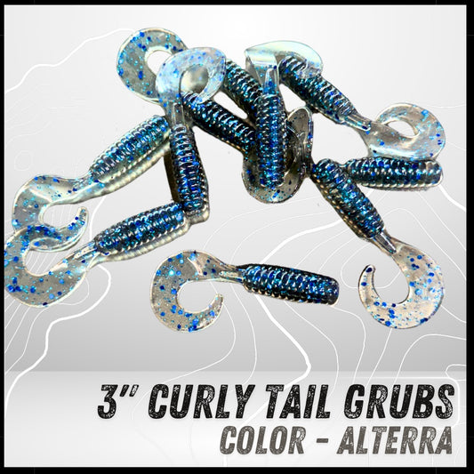 10PK 3.00” Epic Curly Tail Grubs
