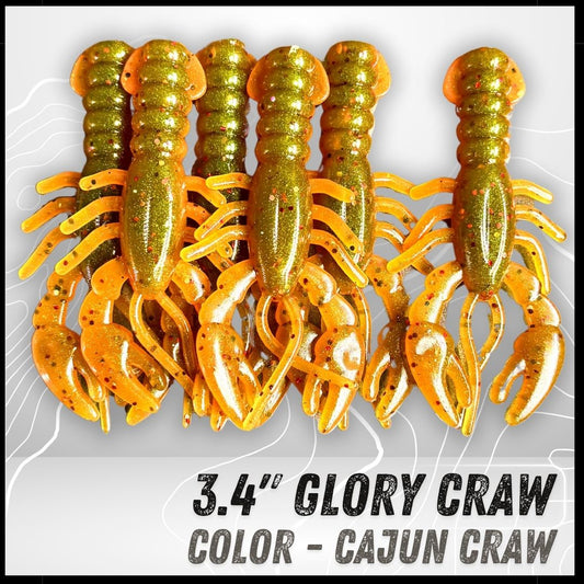 6PK 3.40" Epic Glory Craws