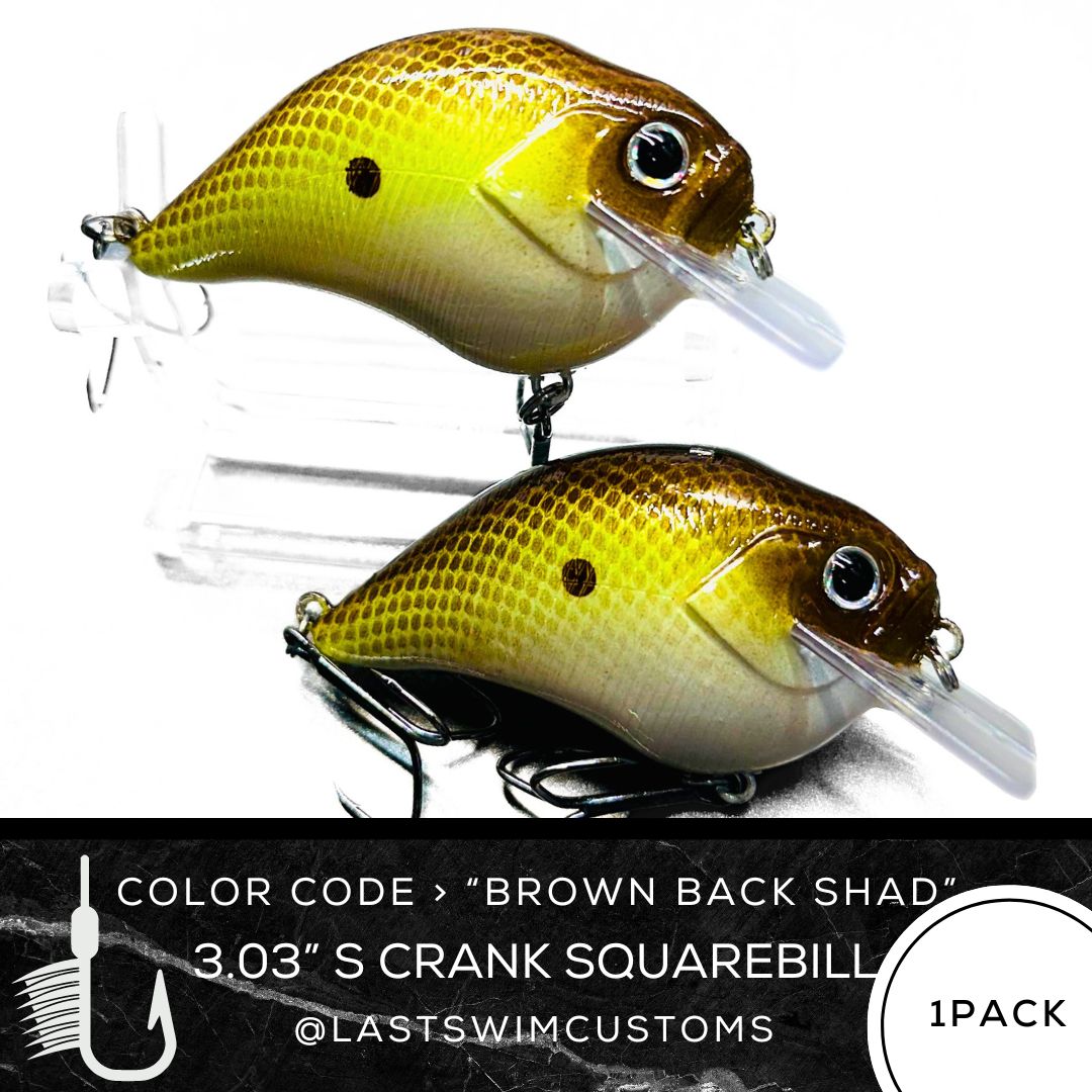 3.03” S Crank Squarebill (G SAUCE)