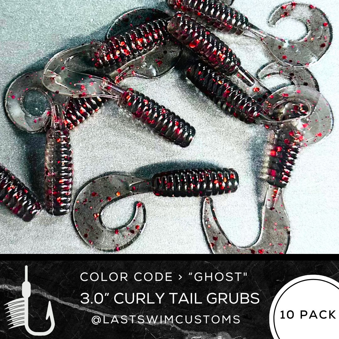 10PK 3.00” Epic Curly Tail Grub