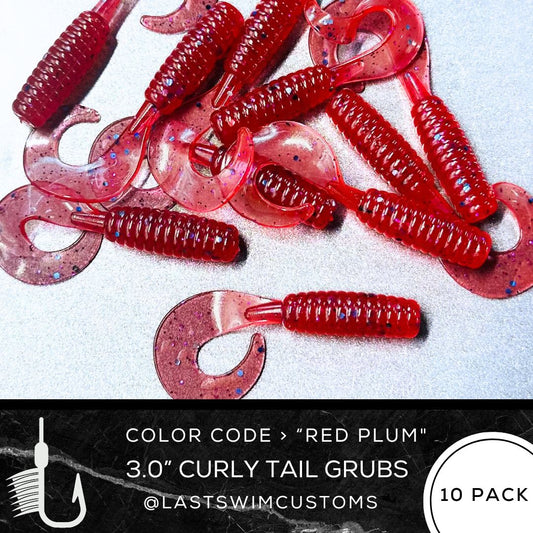 10PK 3.00” Epic Curly Tail Grub