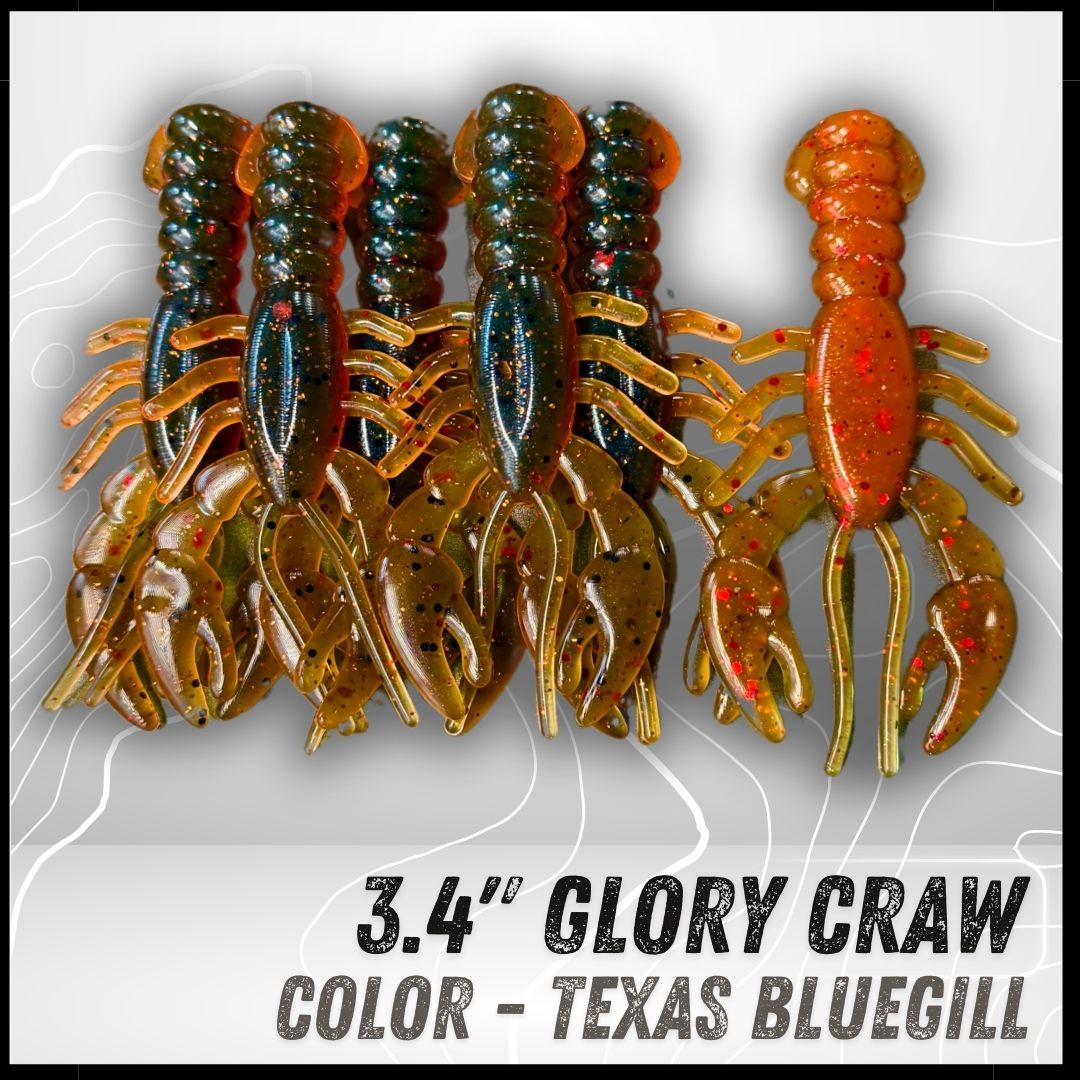 6PK 3.40" Epic Glory Craws