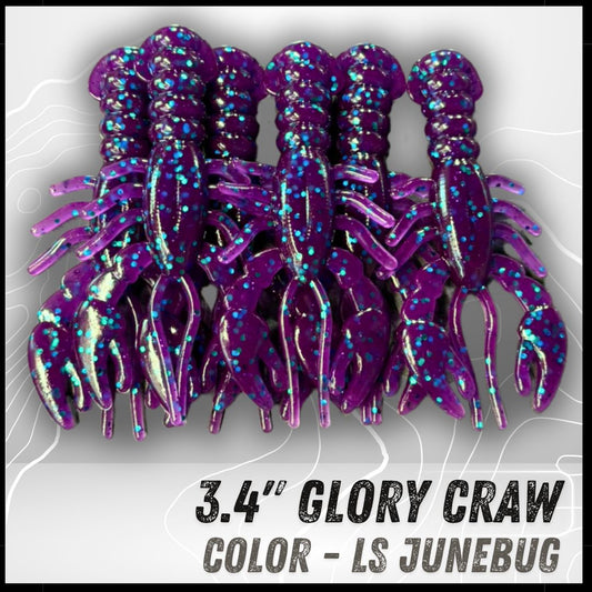 6PK 3.40" Epic Glory Craws