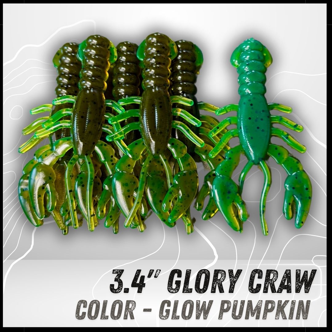 6PK 3.40" Epic Glory Craws