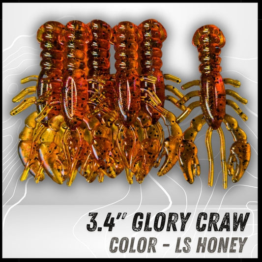 6PK 3.40" Epic Glory Craws