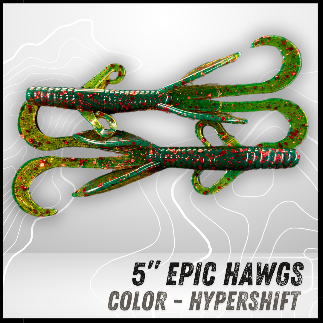 6PK 5.00" Epic Hawgs