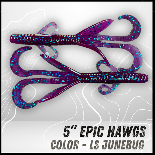 6PK 5.00" Epic Hawgs