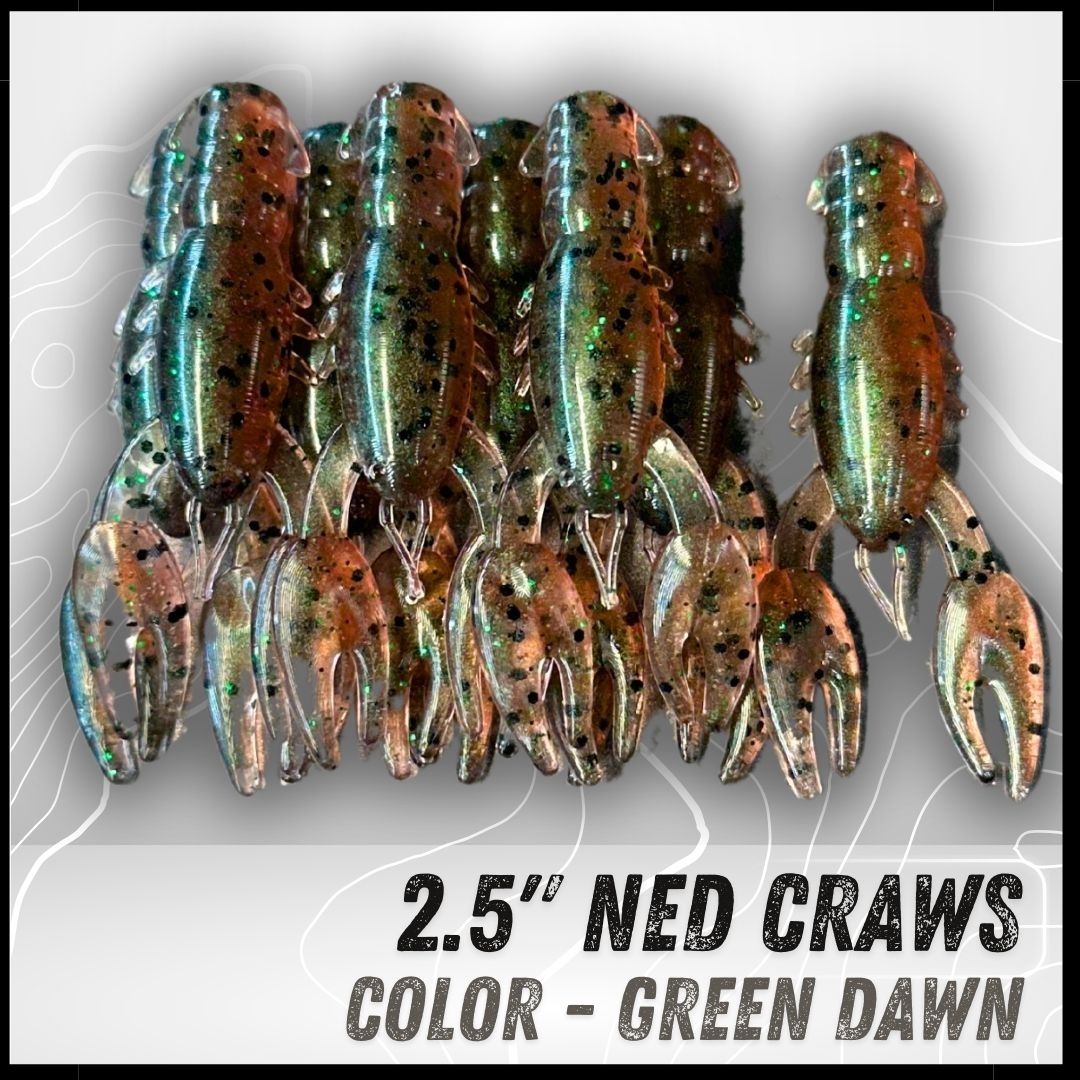 8PK 2.50” Epic Ned Craws