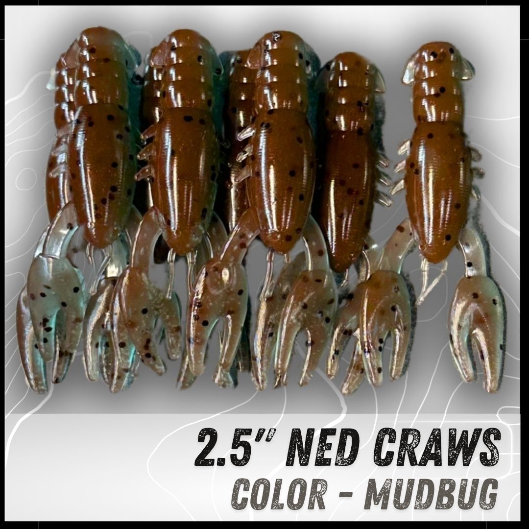 8PK 2.50” Epic Ned Craws