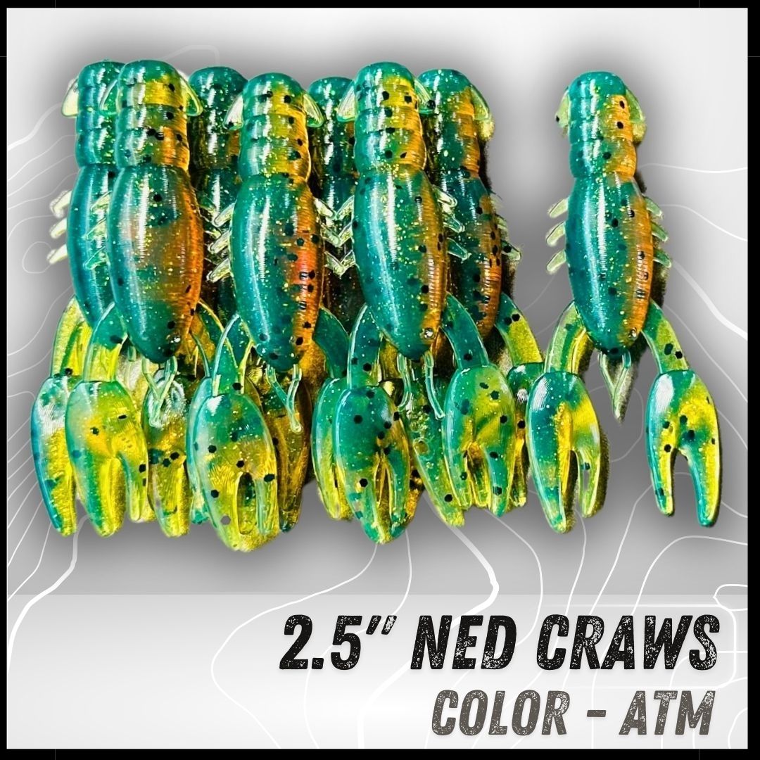 8PK 2.50” Epic Ned Craws