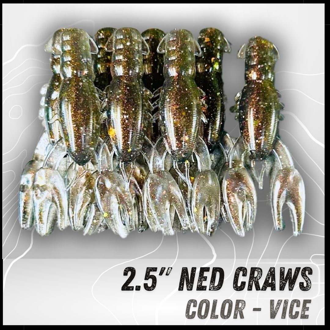 8PK 2.50” Epic Ned Craws