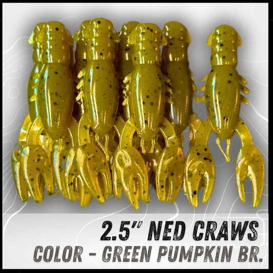 8PK 2.50” Epic Ned Craws