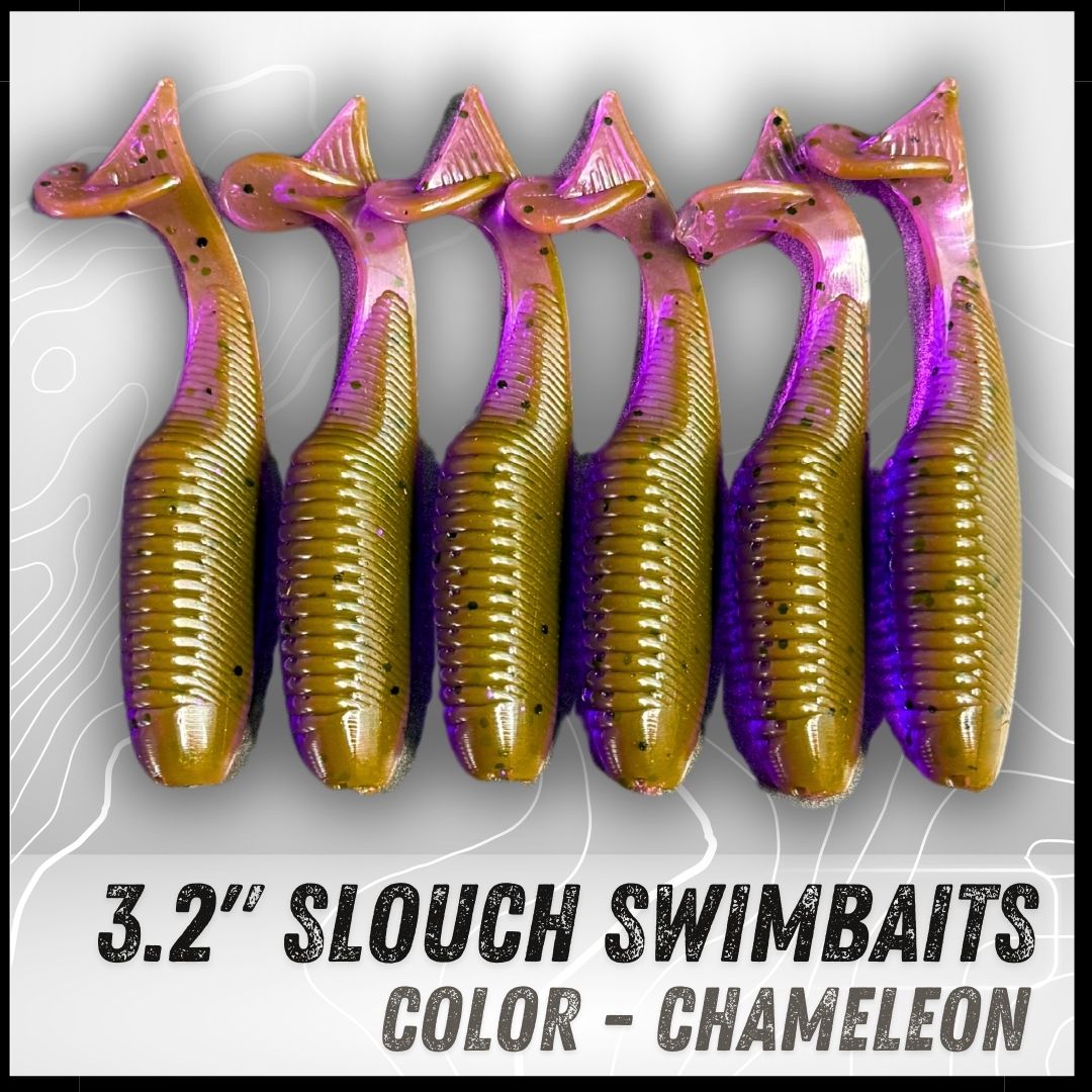 6PK 3.20” Epic Slouch Swimbaits