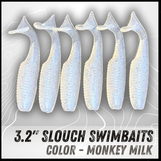 6PK 3.20” Epic Slouch Swimbaits