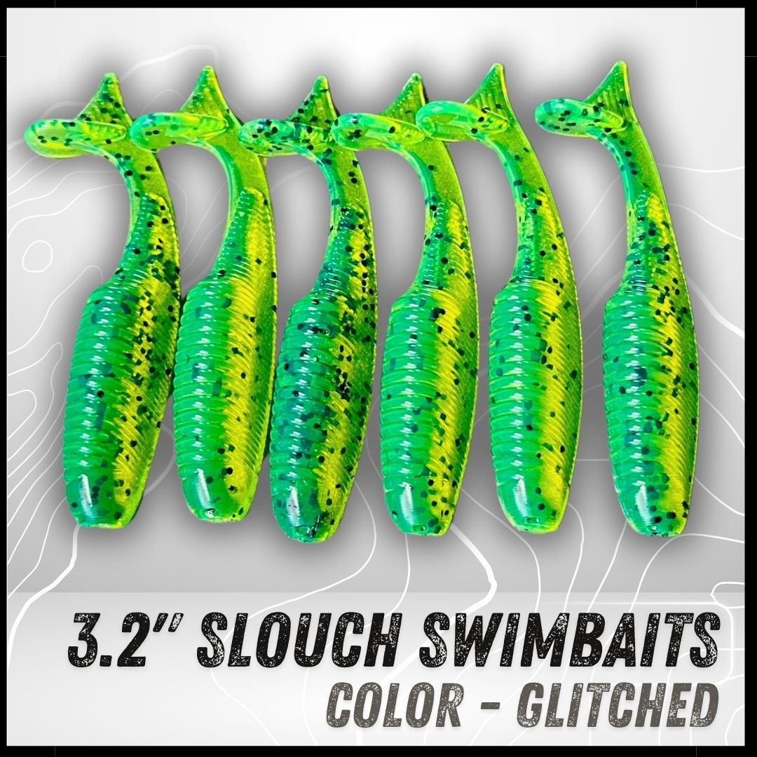 6PK 3.20” Epic Slouch Swimbaits