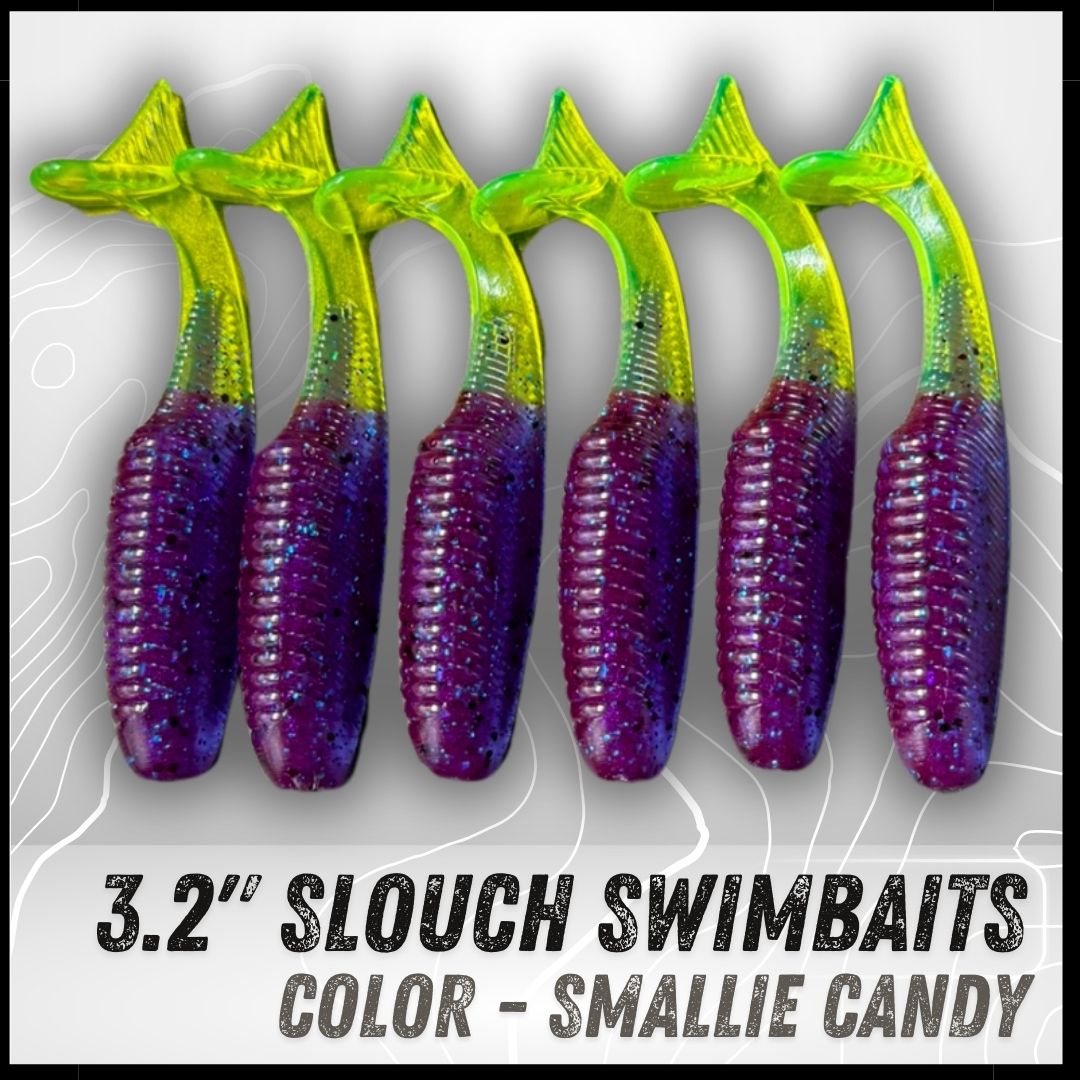 6PK 3.20” Epic Slouch Swimbaits