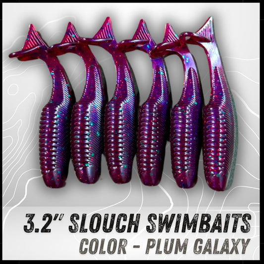 6PK 3.20” Epic Slouch Swimbaits