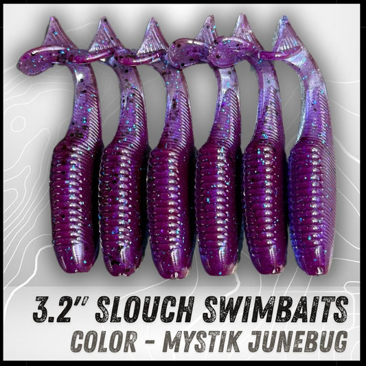 6PK 3.20” Epic Slouch Swimbaits